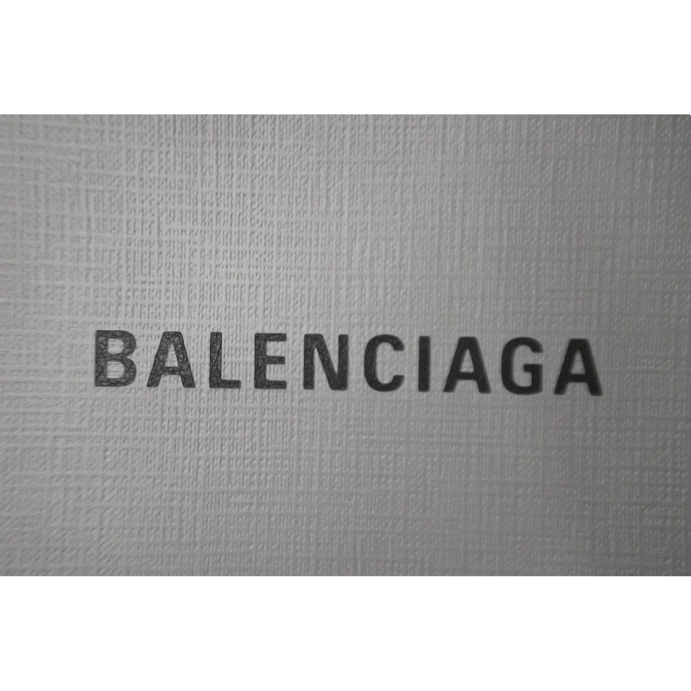 BALENCIAGA shoulder bag shopping phone holder gray leather - Picture 7 of 10